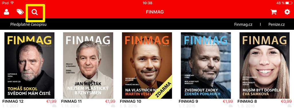 Ikona hledání